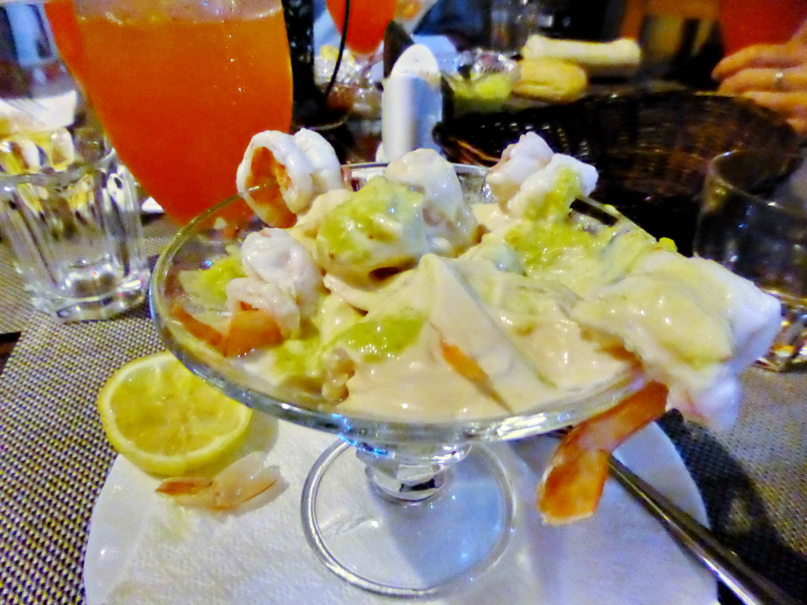 Katkarapukoktaili shirpm coctail